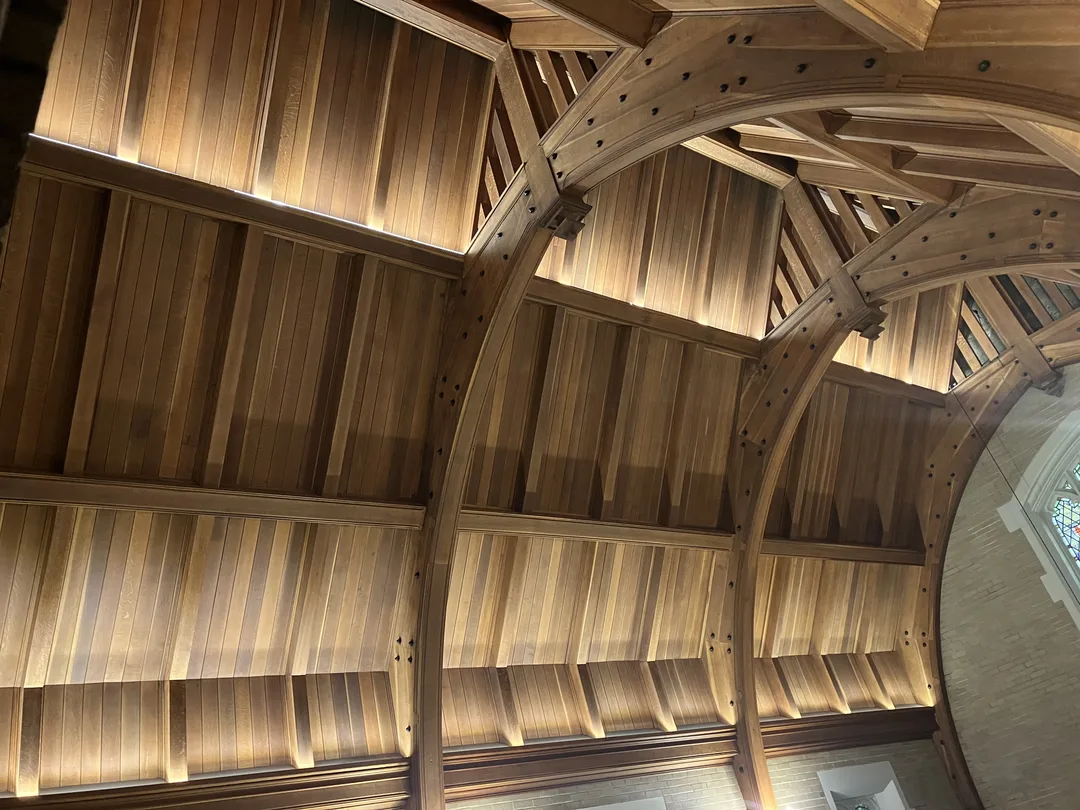 Upgraded Lighting System Installed in Historic Hudson, NH Chapel, Alvirne